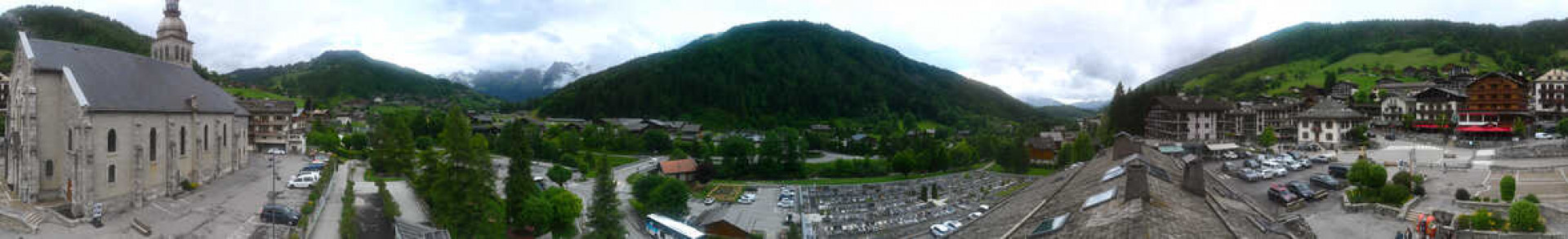 Webcam Le Grand-Bornand - Village - 1000 m